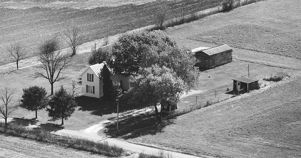 Vintage Aerial photo from 1982 in Randolph County, IN