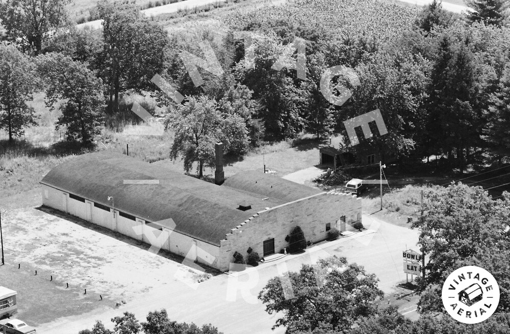 Vintage Aerial Indiana Pulaski County 1982 68LPU4