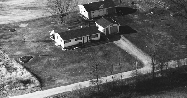 Vintage Aerial photo from 1991 in Saginaw County, MI
