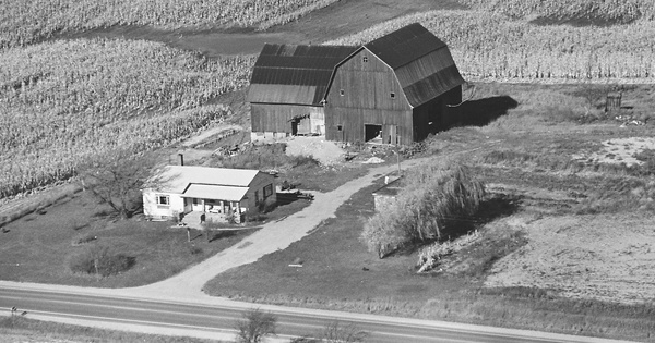 Vintage Aerial photo from 1981 in Ogemaw County, MI