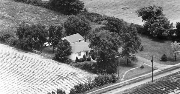 Vintage Aerial photo from 1970 in Hendricks County, IN