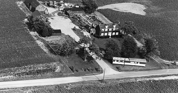 Vintage Aerial photo from 1963 in Cecil County, MD