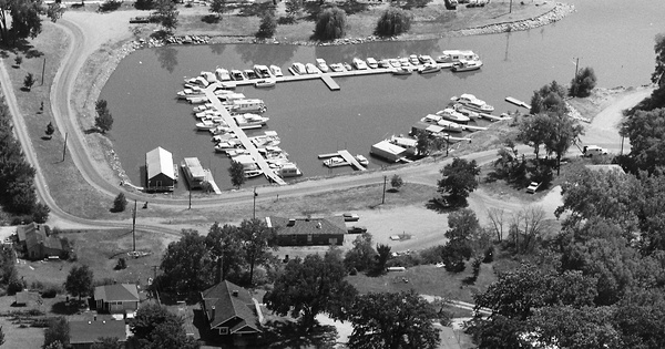 Vintage Aerial photo from 1968 in Marshall County, IL