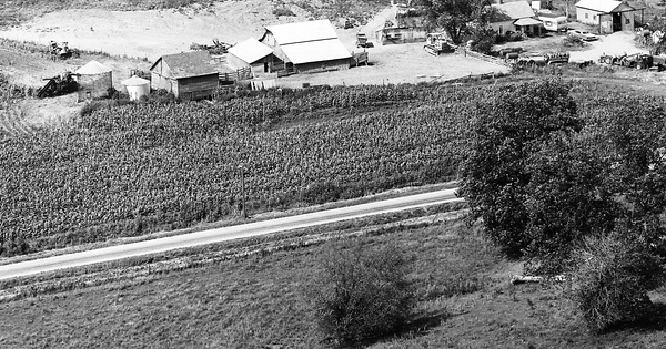 Vintage Aerial photo from 1970 in McDonough County, IL