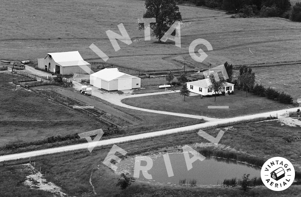 Vintage Aerial Missouri Monroe County 1977 42IMO32