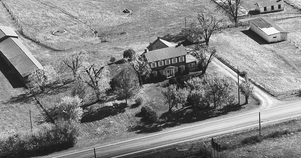 Vintage Aerial photo from 1973 in Frederick County, VA