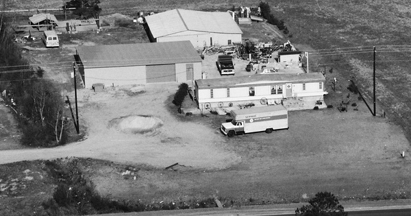Vintage Aerial photo from 1988 in Duplin County, NC