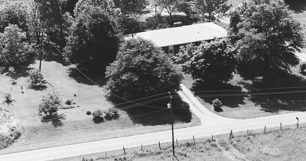 Vintage Aerial photo from 1983 in Cleveland County, NC