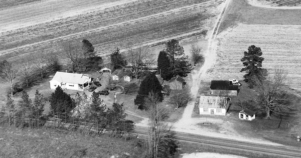 Vintage Aerial photo from 1992 in Northampton County, NC