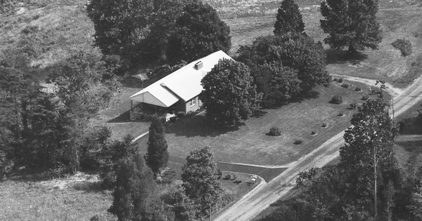Vintage Aerial photo from 1993 in Franklin County, VA