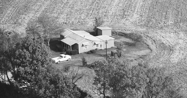 Vintage Aerial photo from 1980 in Haywood County, TN
