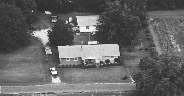 Vintage Aerial photo from 1983 in Geneva County, AL