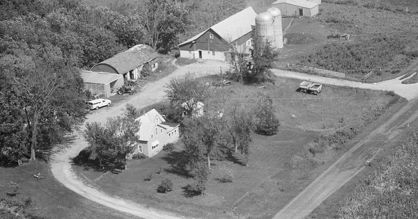 Vintage Aerial photo from 1978 in Dunn County, WI