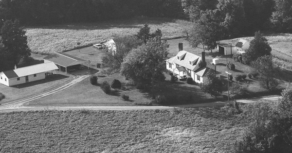 Vintage Aerial photo from 1984 in Cumberland County, VA