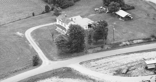 Vintage Aerial photo from 1993 in Lunenburg County, VA