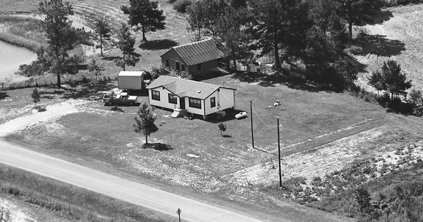 Vintage Aerial photo from 1986 in Winston County, MS