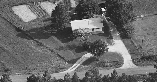 Vintage Aerial photo from 1983 in DeKalb County, AL