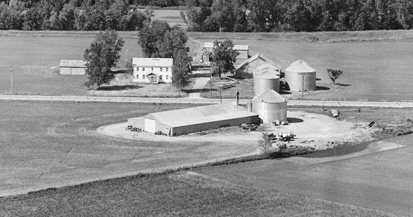 Vintage Aerial photo from 1981 in Ray County, MO