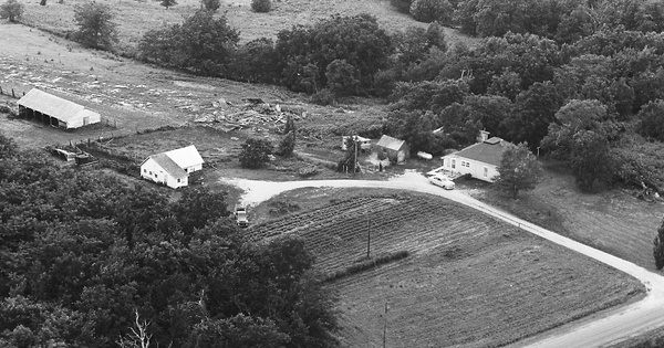 Vintage Aerial photo from 1964 in Jackson County, MO