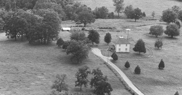 Vintage Aerial photo from 1981 in Benton County, MO