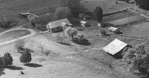 Vintage Aerial photo from 1986 in Colorado County, TX