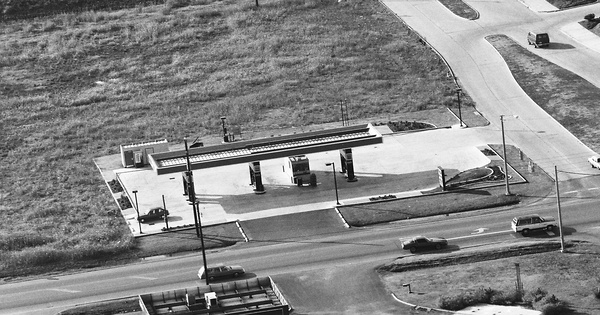 Vintage Aerial photo from 1984 in Fort Bend County, TX