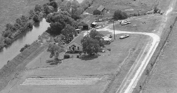 Vintage Aerial photo from 1987 in Harris County, TX