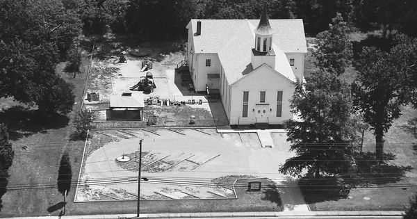 Vintage Aerial photo from 1997 in Mathews County, VA