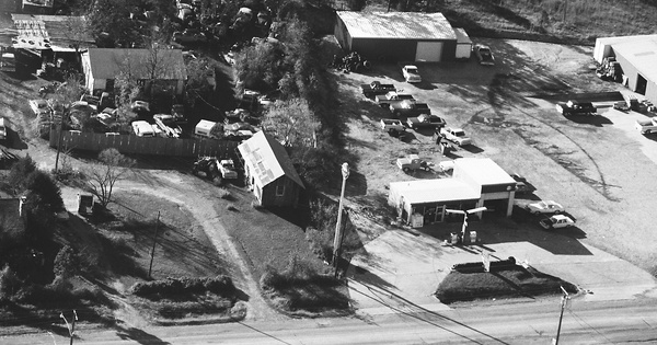 Vintage Aerial photo from 1987 in Polk County, AR
