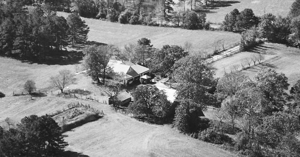 Vintage Aerial photo from 1990 in Pulaski County, AR