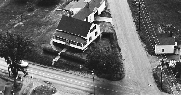 Vintage Aerial photo from 1964 in Strafford County, NH