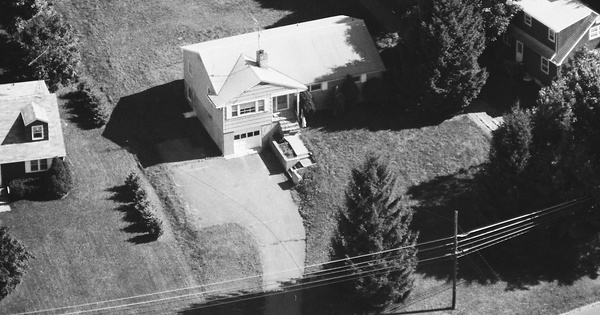 Vintage Aerial photo from 1986 in Mercer County, NJ
