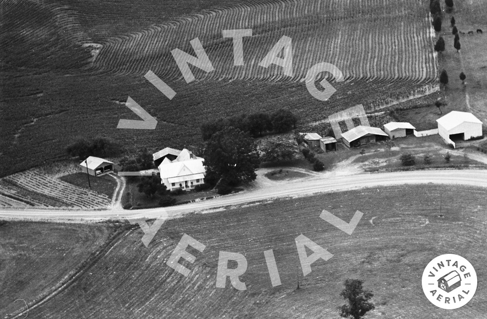 Vintage Aerial North Carolina Stanly County 1963 31BST7