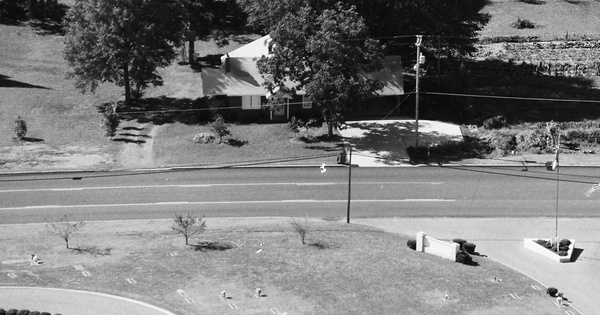 Vintage Aerial photo from 1990 in Stanly County, NC