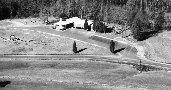 Vintage Aerial photo from 1983 in Stanly County, NC