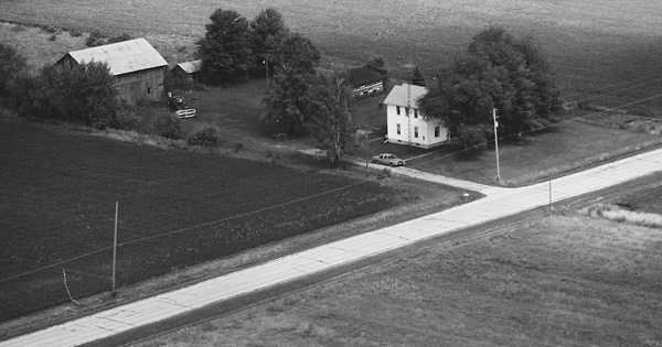 Vintage Aerial photo from 1989 in Ottawa County, OH
