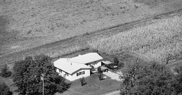 Vintage Aerial photo from 1986 in Hancock County, OH