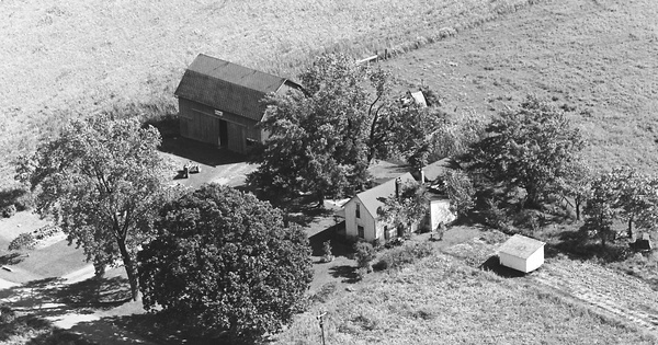 Vintage Aerial photo from 1968 in Hardin County, OH