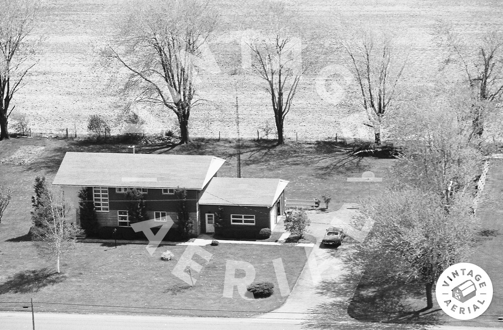 Vintage Aerial Ohio Hancock County 1981 14HHA28