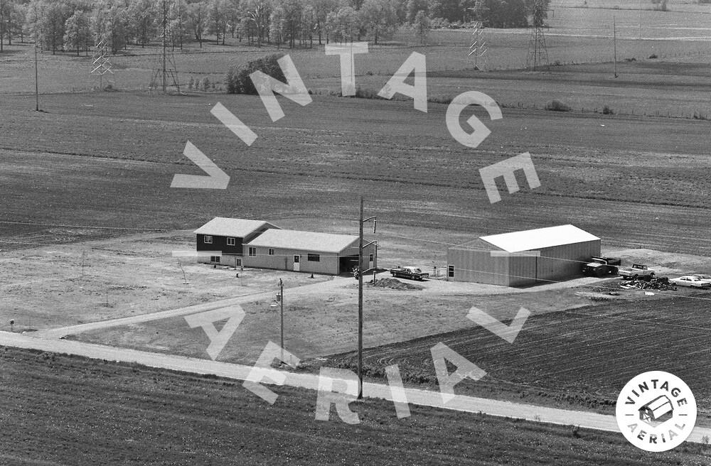 Vintage Aerial Wisconsin Calumet County 1977 4PCA25