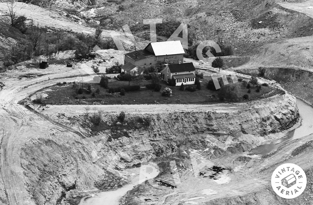 Vintage Aerial Ohio Belmont County 1966 34ABE28