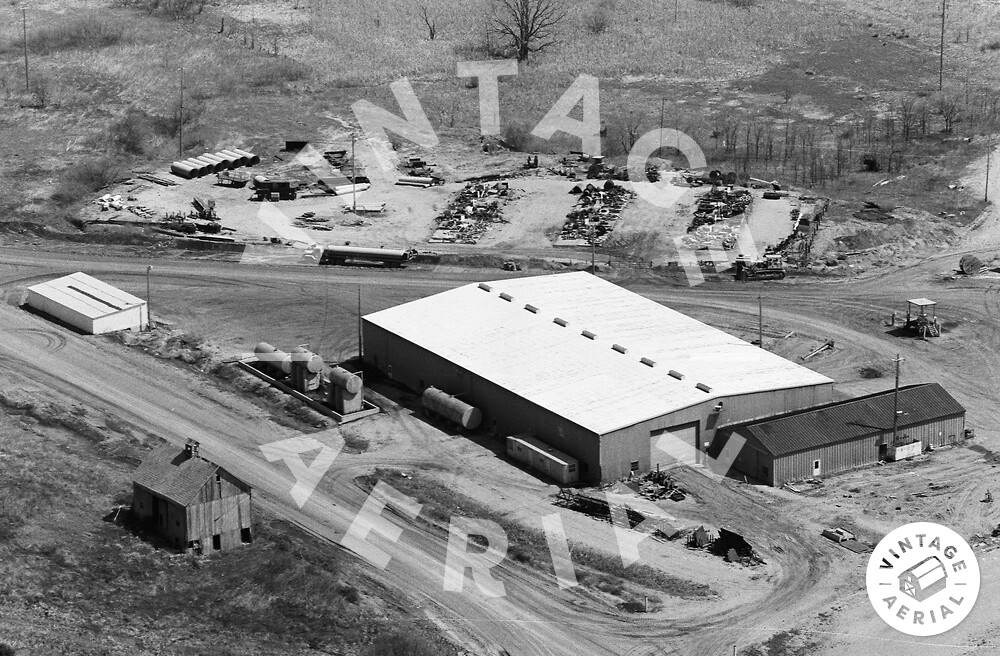 Vintage Aerial Ohio Belmont County 1980 11RBE20