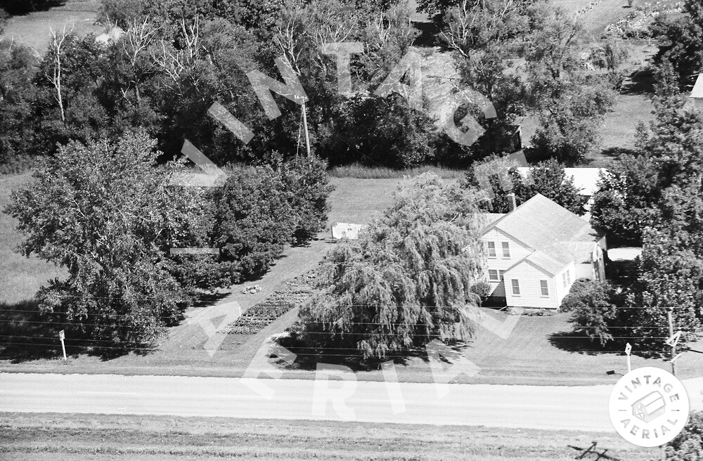 Vintage Aerial South Dakota Moody County 1969 17BMO4