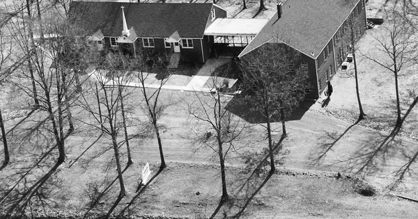 Vintage Aerial photo from 1985 in Orange County, NC