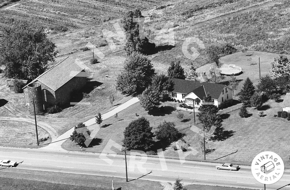 Vintage Aerial Ohio Lake County 1970 8JLA18