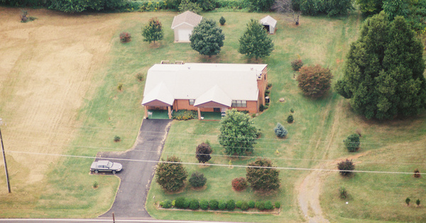 Vintage Aerial photo from 2001 in Orange County, VA