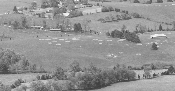 Vintage Aerial photo from 1983 in Chesterfield County, VA