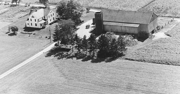 Vintage Aerial photo from 1969 in Wayne County, OH