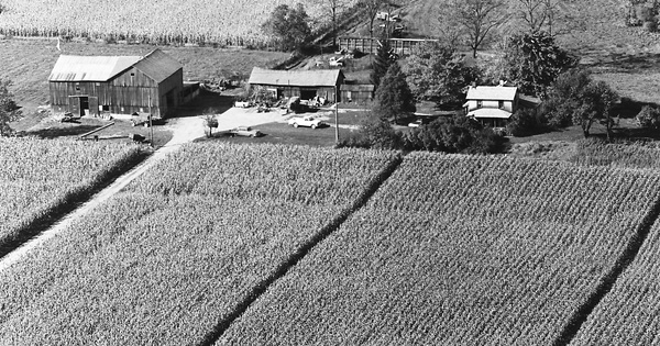 Vintage Aerial photo from 1969 in Mahoning County, OH