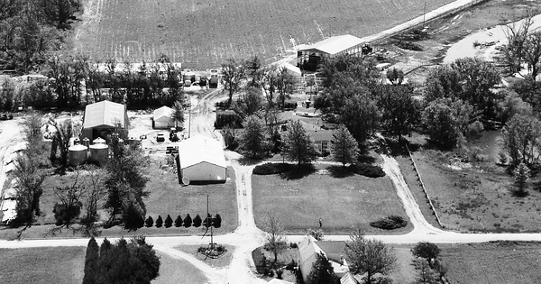 Vintage Aerial photo from 1993 in Sedgwick County, KS